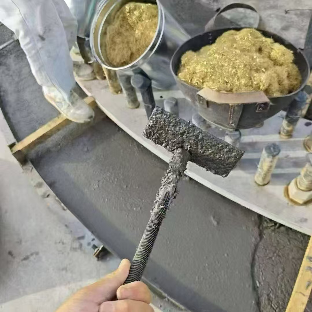 永仁C120钢纤维高强无收灌浆料 轧机压缩机汽轮机发电机锻压设备底座灌浆材料